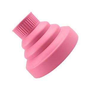 Yechiry Diffuseur de S&egrave;che-cheveux Pliable en Silicone, Diffuseur de S&egrave;che-cheveux &eacute;lectrique Pliable, L&eacute;ger Portable Rose pour la Salle de Sport de Voyage &agrave; Domicile (Unisemnn, neuf)