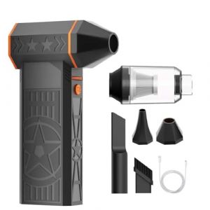 2026 Upgrade 5000W Snow Blower, Frostblazer 5000W Souffleuse &agrave; Neige, D&eacute;givreur &agrave; Air Chaud Portable 3 Vitesses, Rechargeable Deneigeuse sans Fil, Mini Souffleuse &agrave; Neige Thermique pour Voiture (GUSHE, neuf)