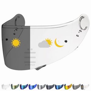 Everalo Visiere Casque Compatible avec Shoei GT Air - GT Air 2 - Neotec - Opticson - Cns 1 - Visière Ecran Pinlock Ready - Anti-Rayures (Photochromatique) (Everalo Italia, neuf)