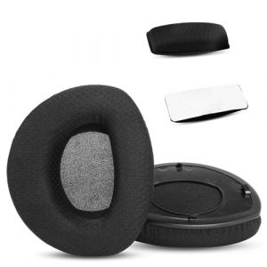 HTINDUSTRY Remplacement des Coussinets d'oreilles et du Bandeau Compatible avec Les Casques sans Fil Sennheiser RS160/HDR160 RS170/HDR170 RS180/HDR 180, Coussinets d'oreilles (HTINDUSTRY-EU, neuf)