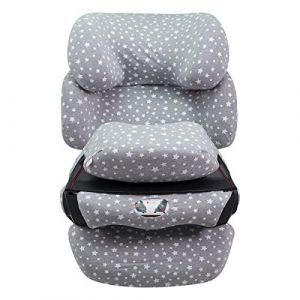 JYOKO Kids Housse pour siège Auto bébé en Coton pour Enfants Compatible avec Cybex Pallas Fix, 2 Fix (White Star) (JYOKO, neuf)