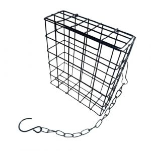 Qutalmi Mangeoire &agrave; | Station de Nourrissage Carr&eacute;e R&eacute;utilisable d'Observation des Oiseaux - Distributeur de Blocs de Graisse,pour Colibris Sauvages, Pics, (jianamr, neuf)