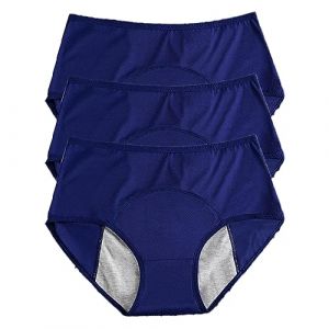 REUset 3Pcs Culotte Fuite Urinaire Femme Lavable,Culotte Incontinence Femme,Culotte Anti Fuite Urinaire Femme Lavable,Respirant Lavable Étanche,Culotte Incontinence pour Le Cycle Menstruel,F,6XL (SLP-UK, neuf)