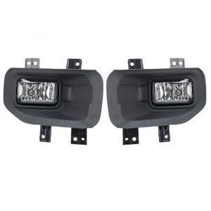 Feux antibrouillard avant Phare Antibrouillard Avant Pour Ford Pour F150 2015-2017 Phare Avec Ampoule Halog&egrave;ne Cache Cadre Et Accessoires Phare Anti-brouillard(1 pair) (QINGYUQ, neuf)