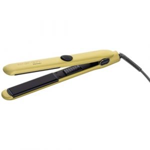 GAMMAPIU' Lisseur de cheveux professionnel Keratin Glory, Fer à lisser pour traitements à la kératine, cheveux brillants, 6 réglages de chaleur, arrêt automatique (Or Mat) (BK NATURAL, neuf)
