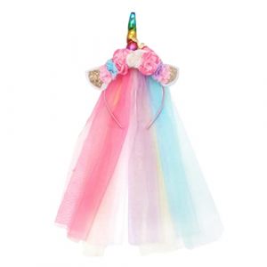 FOMIYES Bandeau Licorne Tulle Serre-t&ecirc;te pour Cheveux Gar&ccedil;on Fille D&eacute;coration de G&acirc;teau Th&egrave;me Licorne (Family&Personal, neuf)