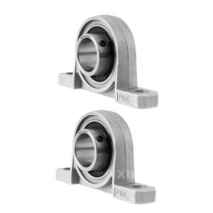 XiKe 2 pi&egrave;ces KP08 Al&eacute;sage 8 mm Roulements &agrave; palier en alliage de zinc mont&eacute;s sur bride, Pour Imprimante 3D/DIY/CNC Machine/Robotique et syst&egrave;me de mouvement lin&eacute;aire. (XIKE BEARINGS FR, neuf)