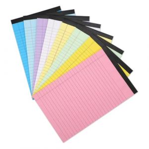 Hattba Lot de 8 petits blocs-notes color&eacute;s en papier lign&eacute; &agrave; gratter Fournitures scolaires (HongyiFushi, neuf)