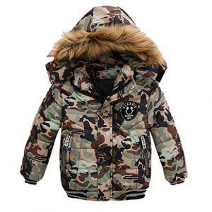 G&eacute;n&eacute;rique Manteaux bebe gar&ccedil;on 1-6 Ans Enfants Gar&ccedil;ons Blouson Manteau Chaud Enfant Gar&ccedil;on Fille Doudoune &agrave; Capuche Sport b&eacute;b&eacute; Ski Chaude Rembourr&eacute; Hiver Veste Parka Blousons V&ecirc;tements (LIBJDI, neuf)