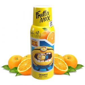 Sirop FruttaMax Orange | Moins de sucre | 60% de concentré de fruits réels | Compatible avec machine à soda 500 ml – MINIONS (Cool Trade Ltd., neuf)
