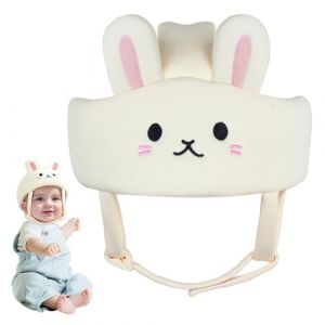 URFEDA Casque Bebe Antichoc Protection, Casque de S&eacute;curit&eacute; pour B&eacute;b&eacute; en Bas, Casque Anti Chute Bebe, Chapeau en Coton Respirant R&eacute;glable, Bonnet de Protection de T&ecirc;te pour B&eacute;b&eacute; de 0 &agrave; 3 Ans (iShang Direct, neuf)