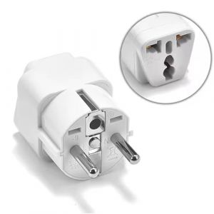 Adaptateur prise de voyage vers Europe, adaptateur de voyage universel, adaptateur secteur, 10 A, 2500 W, Allemagne, Allemagne, Allemagne, Espagne, prise europ&eacute;enne, prise europ&eacute;enne, adaptateur (Wenxiaw, neuf)