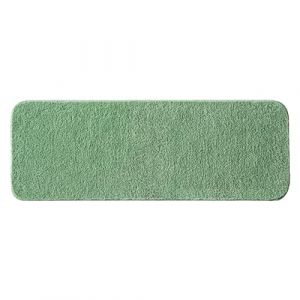 MIULEE 1 pièce Tapis Salle de Bain Rectangulaire Tapis d'Entrée pour la Douche Antidérapant Doux Confortable Tabis Absorbant Tapis Moelleux Microfibre WC Toilette Baignoire 45x120CM Vert (MIULEE HOME, neuf)