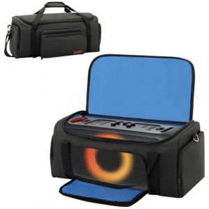 Housse de transport pour enceinte JBL PartyBox On-The-Go/Essential - Imperm&eacute;able et anti-chocs - Avec bandouli&egrave;re et poign&eacute;e - Compartiments pour microphone et accessoires - Noir (sac uniquement) (Senys Mart, neuf)