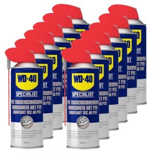 WD-40 Specialist Spray lubrifiant sec PTFE Smart Straw 12 x 400 ml | Spray PTFE (4yourcar, neuf)