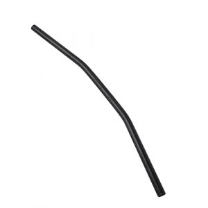 Moto Guidon Fer 7/8 Pouces Drag Bar Noir Argent 22MM (Terisassa, neuf)