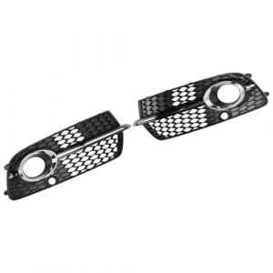 Artudatech Grille de phare antibrouillard Adapté pour Q5 S-Line SQ5 2013-2017 Noir chrome (Artudatech EU, neuf)