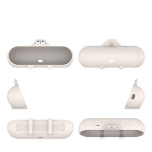 Convient pour Beats Pill 2024 &Eacute;tui de Protection en Silicone pour Haut-Parleur, pour &eacute;tui de Protection pour Haut-Parleur pour Beats Pill 2024 (Blanc) (jiemaididianzi, neuf)