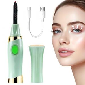 Recourbe-cils Chauffant électrique, Recourbe-cils électrique, Recourbe-cils Chauffant, Recourbe-cils électrique Portable USB, Mini Outil De Cils Naturels Rechargeable USB (Vert) (Lingbao Kusidi Trading Co., Ltd, neuf)