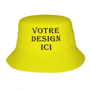ROHBVMN Bob Personnalisable Casquettes personnalis&eacute;e Chapeau de P&ecirc;cheur personnalis&eacute; Chapeau sur Mesure avec Photo/Logo/Texte,cr&eacute;ez Votre Propre Chapeau de Soleil pour Hommes & Femmes (Magasin sur Mesure 2025 Fr, neuf)