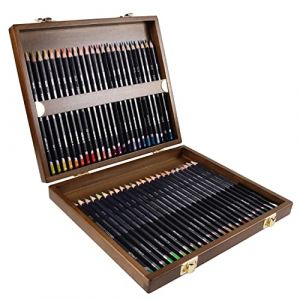 Derwent Studio - Set de 48 Crayons de Couleurs dans un Coffret en Bois, Qualit&eacute; Professionnelle, 0700822 (NaamKa, neuf)
