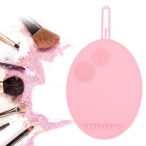 Tapis de Nettoyage pour Pinceaux de Maquillage, Grand Bol, Séchoir Multi-textures, Ustensile en Silicone, Tampon de Maquillage de Grande Taille, Bol à Salade, Grand Pinceau de (Mouqikon, neuf)