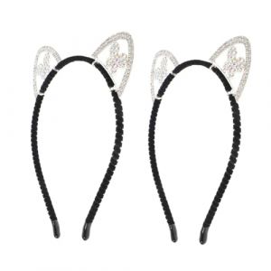 Générique 3 Pièces Bandeau Oreilles Et De Chat Enfants Oreilles De Lapin Noir Oreilles De Chat Noir Adulte Oreilles De Chat Oreilles De Chat Adulte Silver Alliage De Zinc (kiLIHK, neuf)