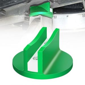 Chelhead Plaque cric de Sol pour Rail de ch&acirc;ssis magn&eacute;tique Verte, cannelure en Aluminium Passepoil de Levage Soudure &agrave; Compression &agrave; Fente, 1 pi&egrave;ce Adaptateur cric de Sol pour Soudure &agrave; Compression (Chelhead, neuf)