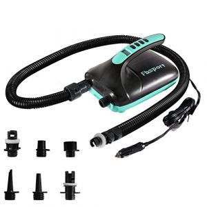 FBSPORT Gonfleur Electrique Paddle 20PSI, 12V DC Pompe Paddle Electrique avec Fonction d'arrêt Automatique et Affichage LCD, Gonflage et Dégonflage 2 en 1 pour SUP, Bateaux Gonflables, Kayaks, Matelas (LK-KUDAMZ, neuf)