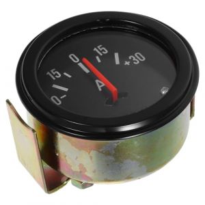 PENIKOKO Amp&egrave;rem&egrave;tre Analogique 12V-24V 30A pour Voitures Camions et Tracteurs Indicateur d'Amp&eacute;rage Pr&eacute;cis &agrave; Aiguille Jauge de Courant Robuste M&eacute;tallique pour Tableau de Bord Automobile (xinshengzhan, neuf)
