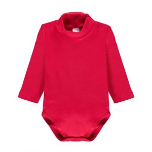 Ellepi Body de taille &agrave; manches longues chaud en coton pour nouveau-n&eacute;, col roul&eacute; pour fille, enfant, mois, blanc, cr&egrave;me, rouge, bleu, gris, noir, bleu, rouge, 4 ans (Bo.MA., neuf)