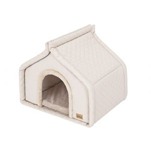 Niche pour chien et chat - Niche pour chien - Maison pour chat - Niche pour chien - Coussin pour chat - Grande taille R2-52 x 42 cm - Beige (TexCorp, neuf)