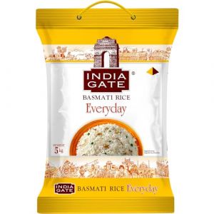 India Gate - Riz Basmati Everyday - 1 x 5 kg (Masala Wala, neuf)