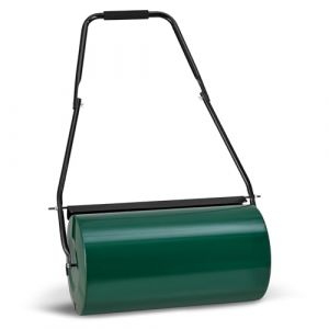 Juskys Rouleau de Jardin pour Gazon Fritz avec Protection Anti-salissures - Rouleau à Main pouvant être rempli d'eau/de Sable - 48 L / 60 kg - 60 cm - Rouleau pour Gazon et Champs (Juskys Gruppe GmbH, neuf)