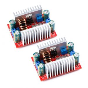 Hailege 2pcs 400W 15A DC Module de puissance d’amplification 8.5-50V à 10-60V Amplificateur de tension de transformateur réglable Module d’entraînement LED (Hailege, neuf)