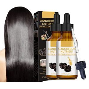 Darka Sérum Cheveux Anti - Gris, Darka Pro Sérum Cheveux Anti - Gris, Ganoderma Nutrients Noircissement Naturel, Perte De Cheveux Et Amincissement Sérum Cheveux (2 pièces) (Doppyle, neuf)