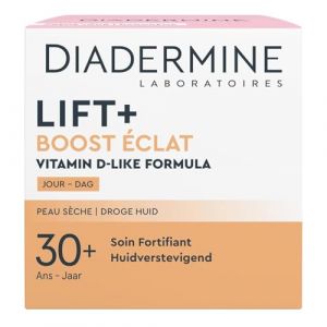 DIADERMINE – Soin Visage Lift+ Booster d’Éclat, Formule Vitaminée Hydratante pour Peaux Sèches (50mL) - lot de 2 - Vendu par Lot (Marché Parisien, neuf)