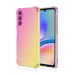 Topme Coque pour Samsung Galaxy S24+ / Samsung Galaxy S24 Plus (6.7" inches), &Eacute;tui de T&eacute;l&eacute;phone Portable en Silicone TPU Souple avec D&eacute;grad&eacute; de Couleur Transparent - Or Rose (topme, neuf)
