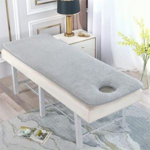 Surmatelas En Peluche Pour Table De Massage Lash Bed Topper Protège-Matelas Rembourrage De Lit Spa Avec Bandes Élastiques Couvre Matelas En Mousse À Mémoire Forme Pour Lit De Salon Beauté,04,60*180cm (caizyue, neuf)