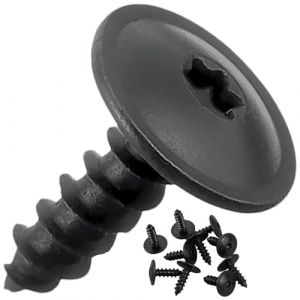 Twowinds - Vis Torx Autotaraudeuse Universel (M5 x 16 mm) - TX25 - N90775001 - N91160401 - Garde-boue, Passage de Roue, Pare-chocs, Grilles - Noir (lot de 10 pièces) (Autoparts-forless, neuf)