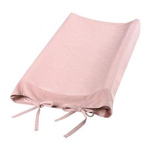 Housse de matelas à langer pour filles et garçons, housse de table à langer douce et respirante pour nouveau-né pour matelas à langer(Rose) (Yutiny, neuf)