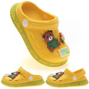 ZYLDK Sabots et Mules Enfants Sabots Pantoufles Chaussures Mixte Enfant B&eacute;b&eacute; Fille Gar&ccedil;on Antid&eacute;rapant Et&eacute; Piscine de Jardin Clogs de Plage &agrave; Enfiler (SHFJKA, neuf)