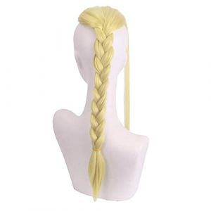 Cosplay Wig For Draken Ryuguuji Ken Anime Light Yellow Braid Wig Halloween Carnival Party Role Play Wig (good stuff A, neuf)