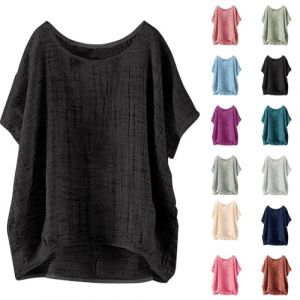 Vente Flash De Printemps Tee Shirt Femme Manche Longue Veste Chic Et Elegant Hiver Chemisier Jaune Clair Rouge Noir Crop Top Chemise Lin Bleu Style Vetement Fille 8 Ans Blanc Tshirt Gris Fonce (Uwdiohq, neuf)
