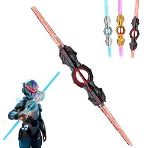 &Eacute;p&eacute;e lumineuse - &Eacute;p&eacute;e rotative de feu - Sabre laser &agrave; double tranchant, 24 lumi&egrave;res de couleur, costume de cosplay cool, d&eacute;coration de f&ecirc;te, cadeau d'anniversaire (hangdingyao, neuf)