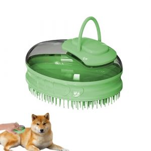 Brosse de distributeur de shampooing pour animaux de compagnie, brosse de chien avec distributeur de savon,Brosse de douche de bain de chien avec distributeur de savon | &Eacute;purateur de toilettage (ruixjz, neuf)