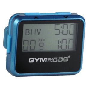 Gymboss Minuteur d’intervalle et chronomètre – Coque Brillant Sarcelle/Bleu (Gymboss EU, neuf)