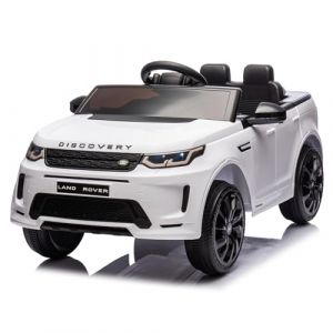 LALAHO Voiture Véhicule électrique Enfant Range Rover Evoque 12V avec télécommande à 2,4 GHz, Télécommande de Voiture Électrique (BLANC1) (Sarefun, neuf)