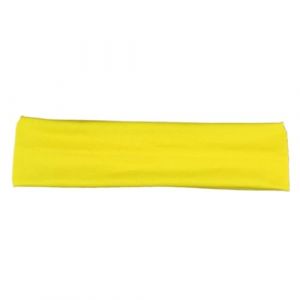 Bandeau Large Cheveux Femme Bandeau élastique de couleur unie, 1 pièce, cerceau à cheveux antidérapant à large bord, adapté au Sport, à la gymnastique, aux vêtements de Yoga(Yellow) (chaiwewieidedian, neuf)