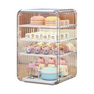Generisch Organisateur de bouteilles pour b&eacute;b&eacute;, porte-couverts pour, design transparent r&eacute;sistant &agrave; la poussi&egrave;re, rangement peu encombrant, pour cuisine, salle de bain, table, chambre &agrave; (HaiFusion Studio, neuf)